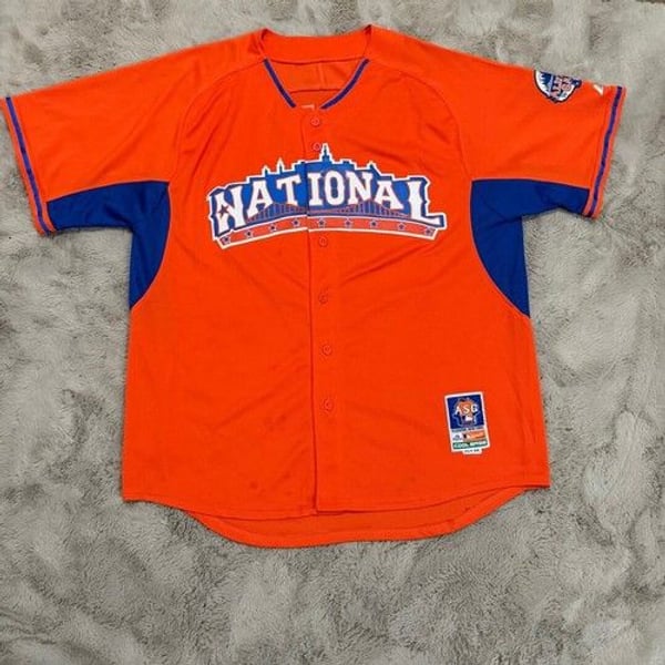 San Francisco Giants Buster Posey 2013 All Star Game Baseball Jersey Authentic Size 54 XXL