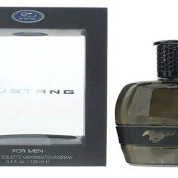 Black by Ford Mustang Eau de Toilette Cologne for Men, 3.4 fl. oz., Black - New