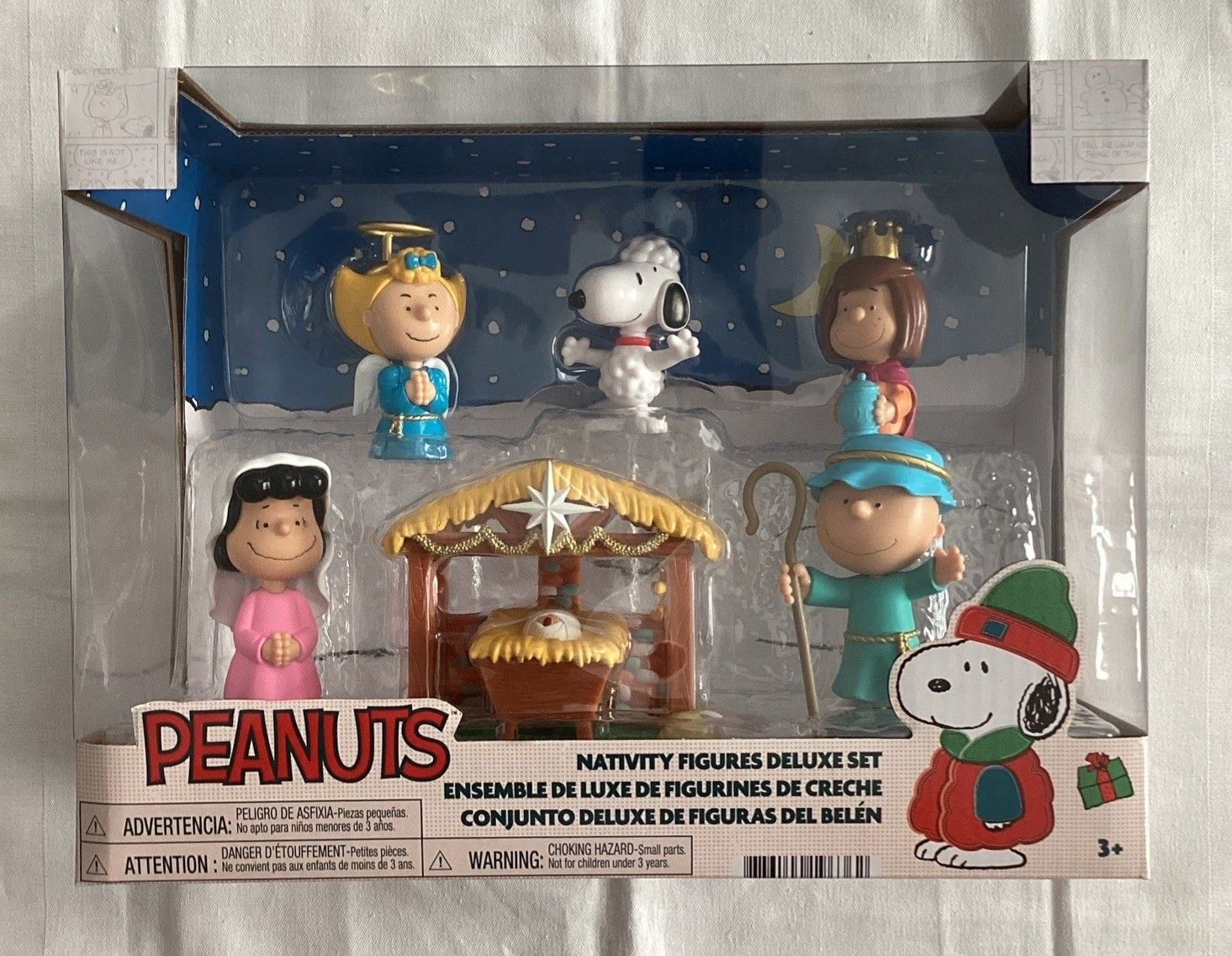 Charlie Brown Peanuts Nativity Figures Deluxe Set CVS Christmas BRAND NEW SEALED 1