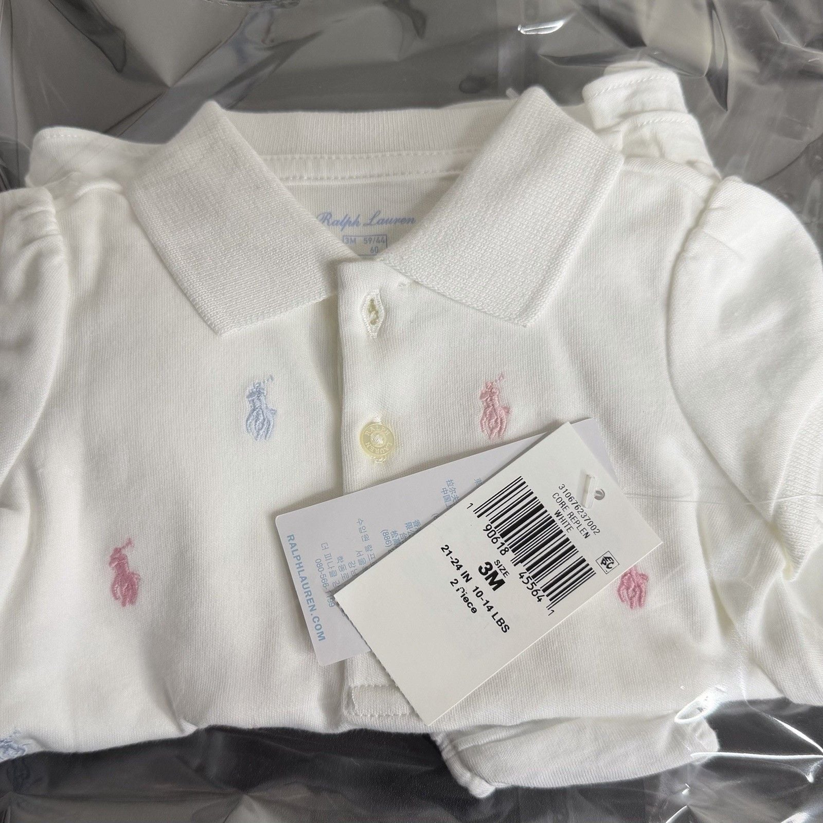 Ralph Lauren Logo Polo Dress & Bloomers 2-Piece Set 3M NWT 7