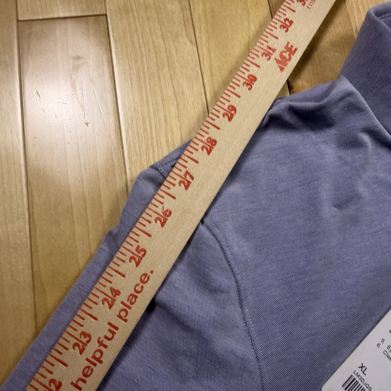 Lululemon Commission Button Up Shirt Men’s XL grey Stretch Business Casual NWT 11