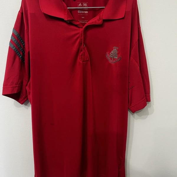 Adidas Golf Dri Fit Polo Carnoustie Links Golf Course Men’s Size M