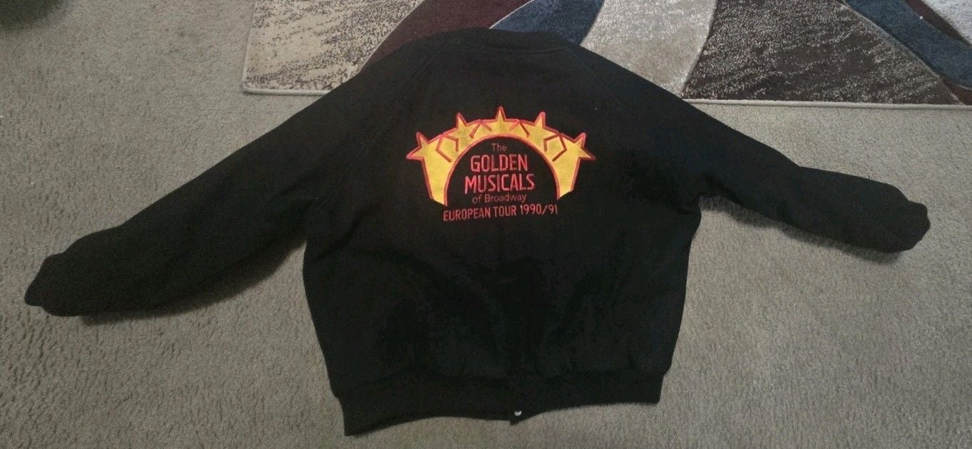 The Golden Musicals Of Broadway European Tour 90/91 VTG Wool Jacket Mens Sz XL 3
