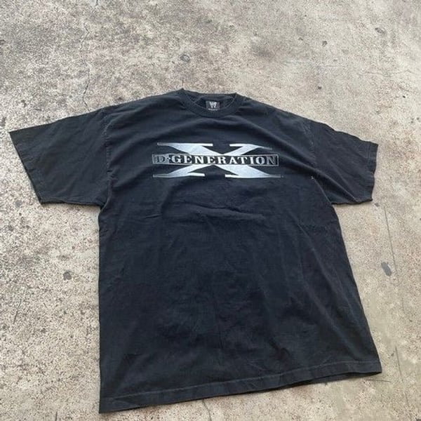 WWE D-Generation X Black Graphic T-Shirt