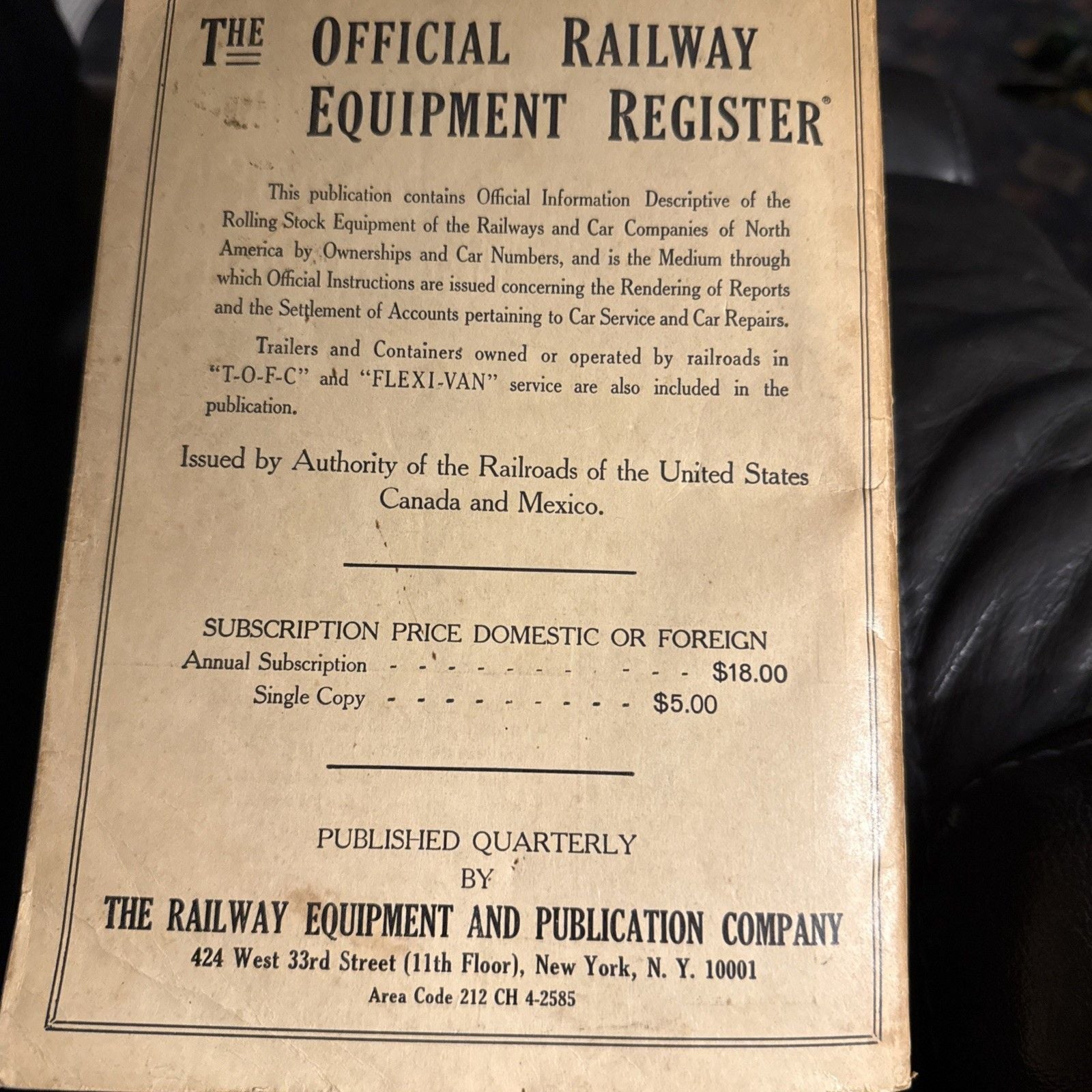 Official Guide of the Railways August 1964 Steam Navigation US Canda Mexico Cuba 5