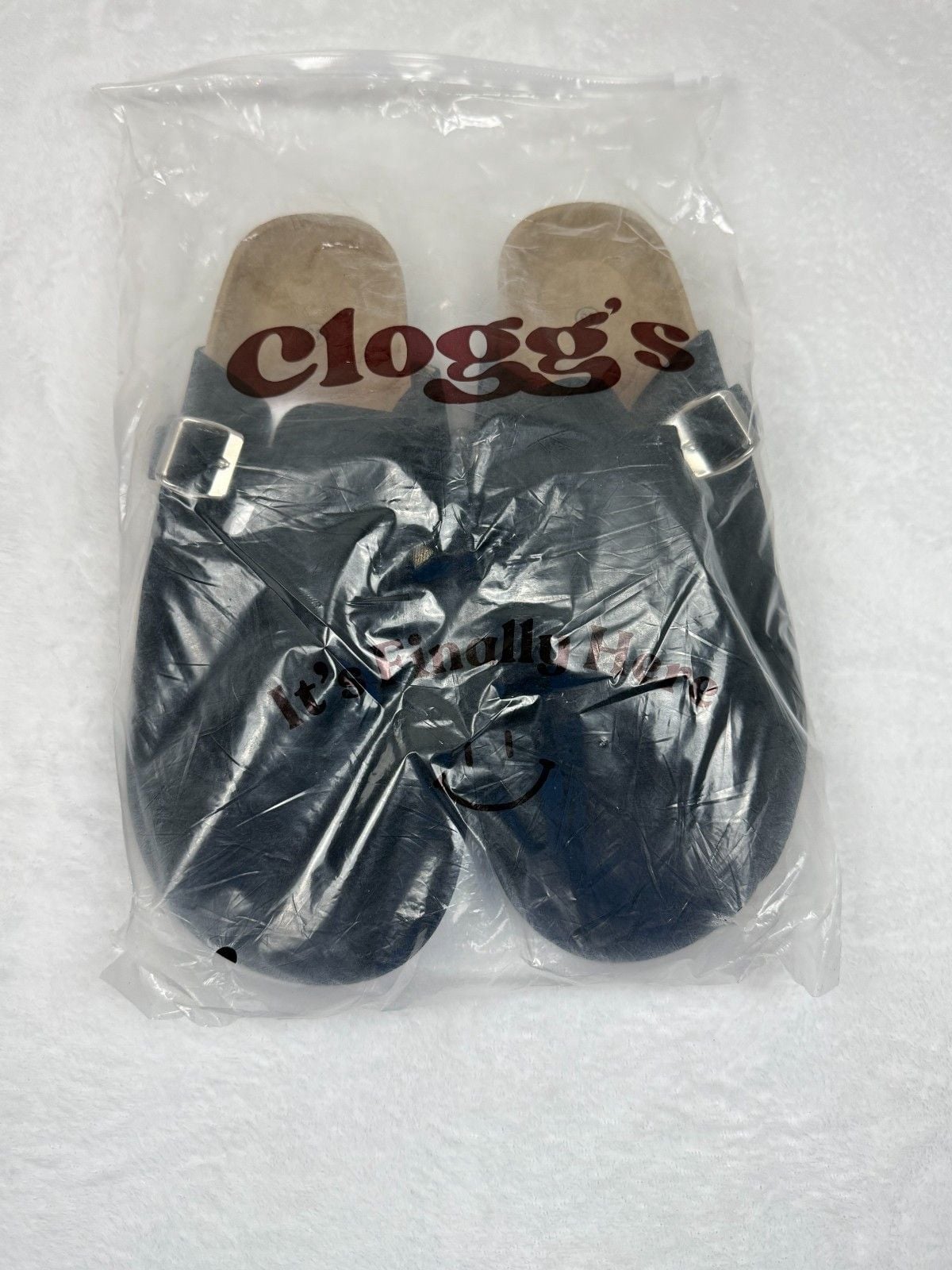 Black Suede Clogs Size 43EU/9.5US 2