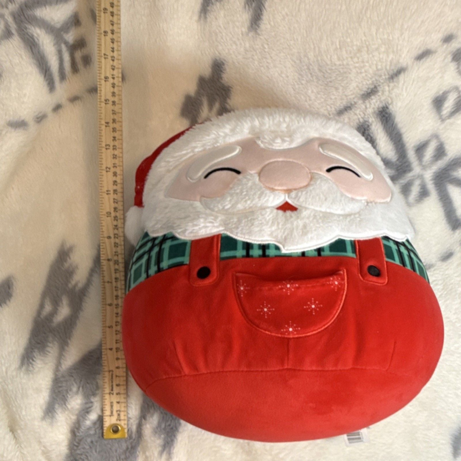 Squishmallows Santa Claus Medium Plush Doll Red White Green Christmas 4