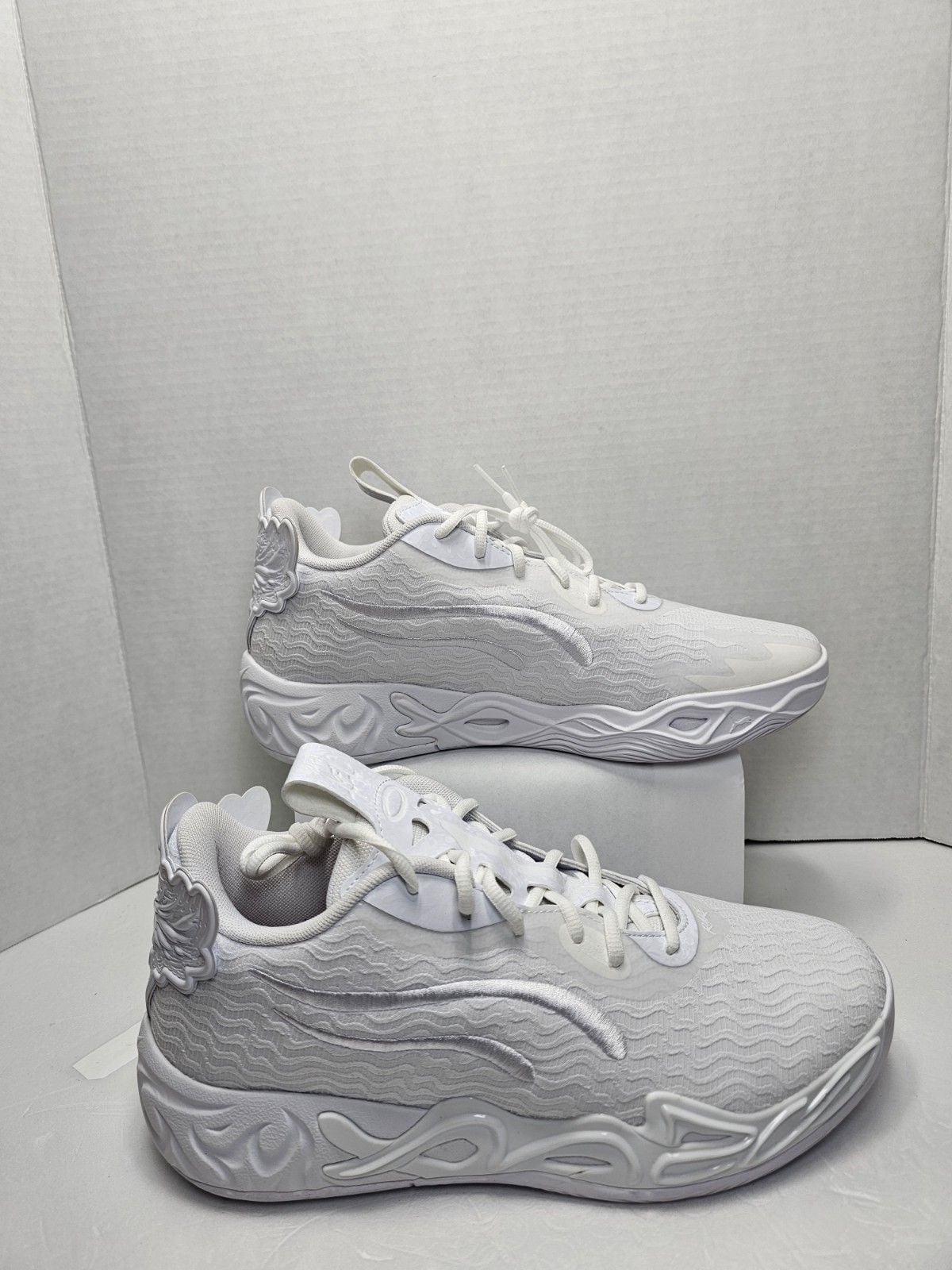 PUMA LaMelo Ball MB.04 Lo Ice White Basketball Shoes Men’s 9 311319-01 5