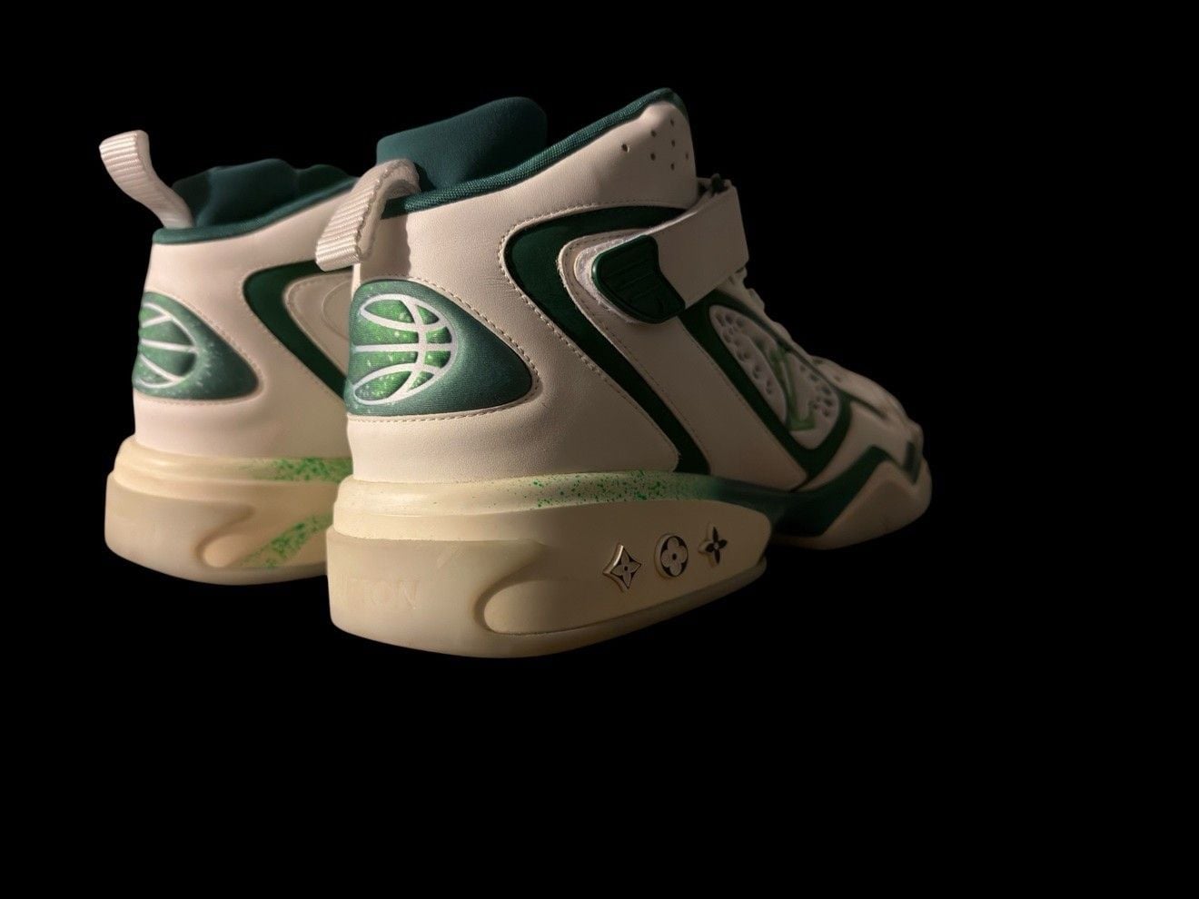 Louis Vuitton LV Trainer 2 High-Top Green Virgil Abloh Size 12(us13) 5