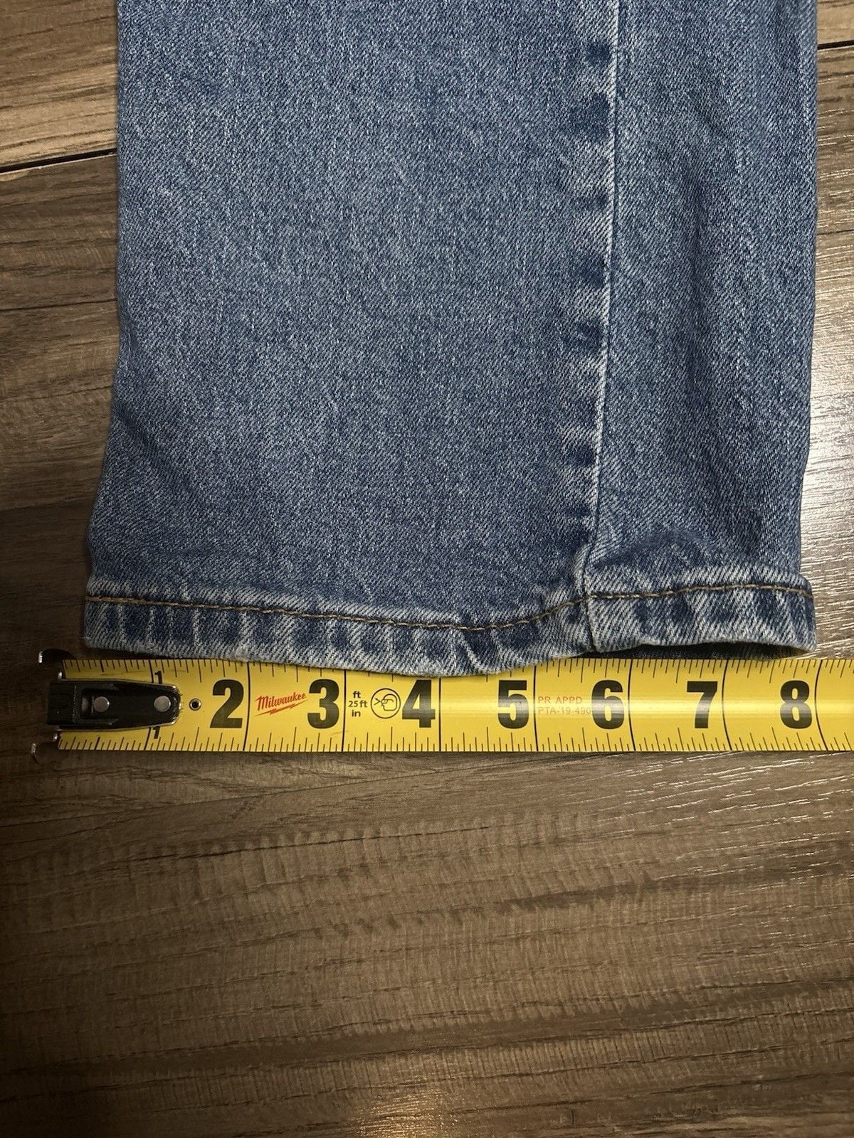 Levi's 505 Regular Fit Jeans Size 32x34 BlueDenim Straight Leg 5