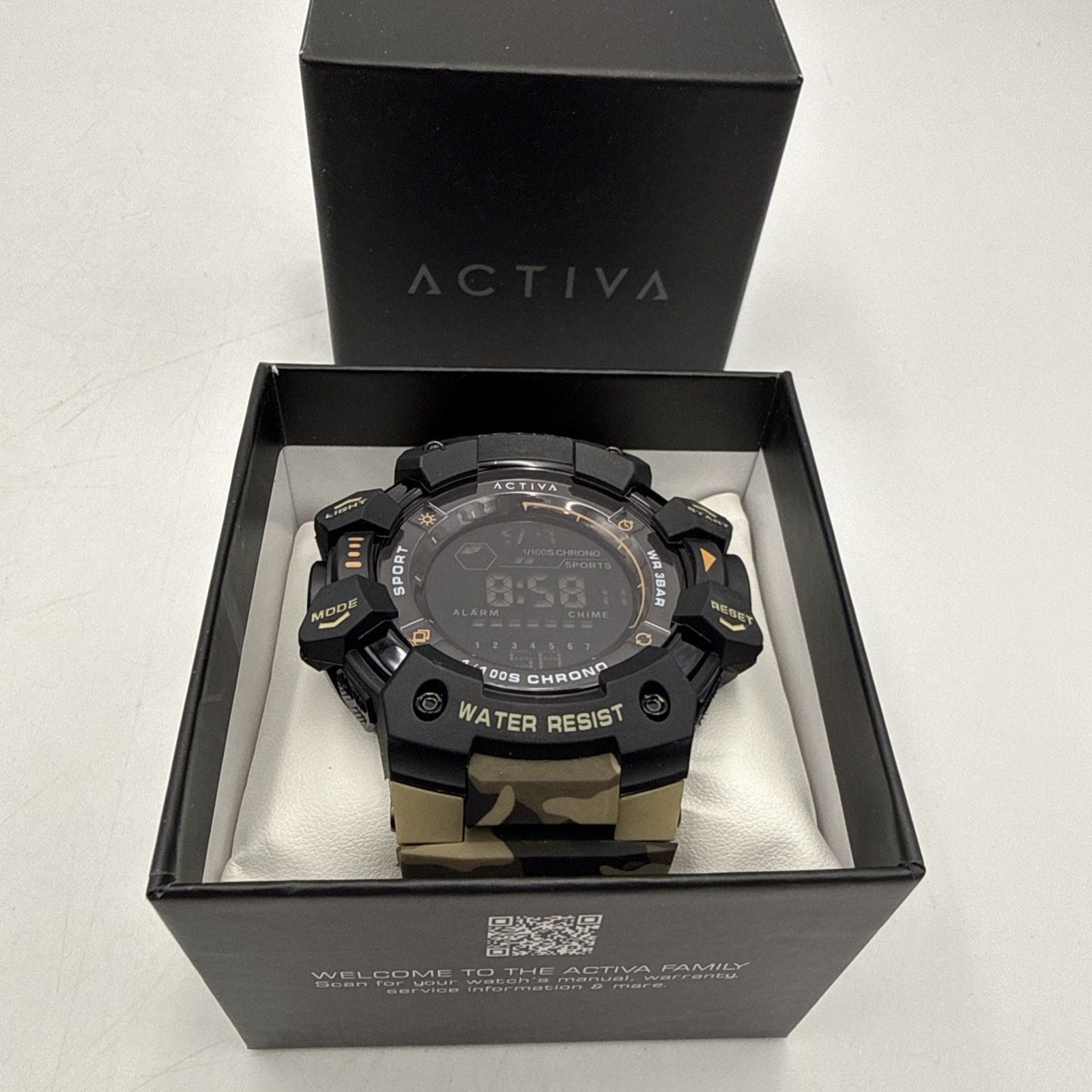 Activa Armour X Invicta ACW8050MC-001 Men’s 50mm Camouflage Digital Watch NIB 3