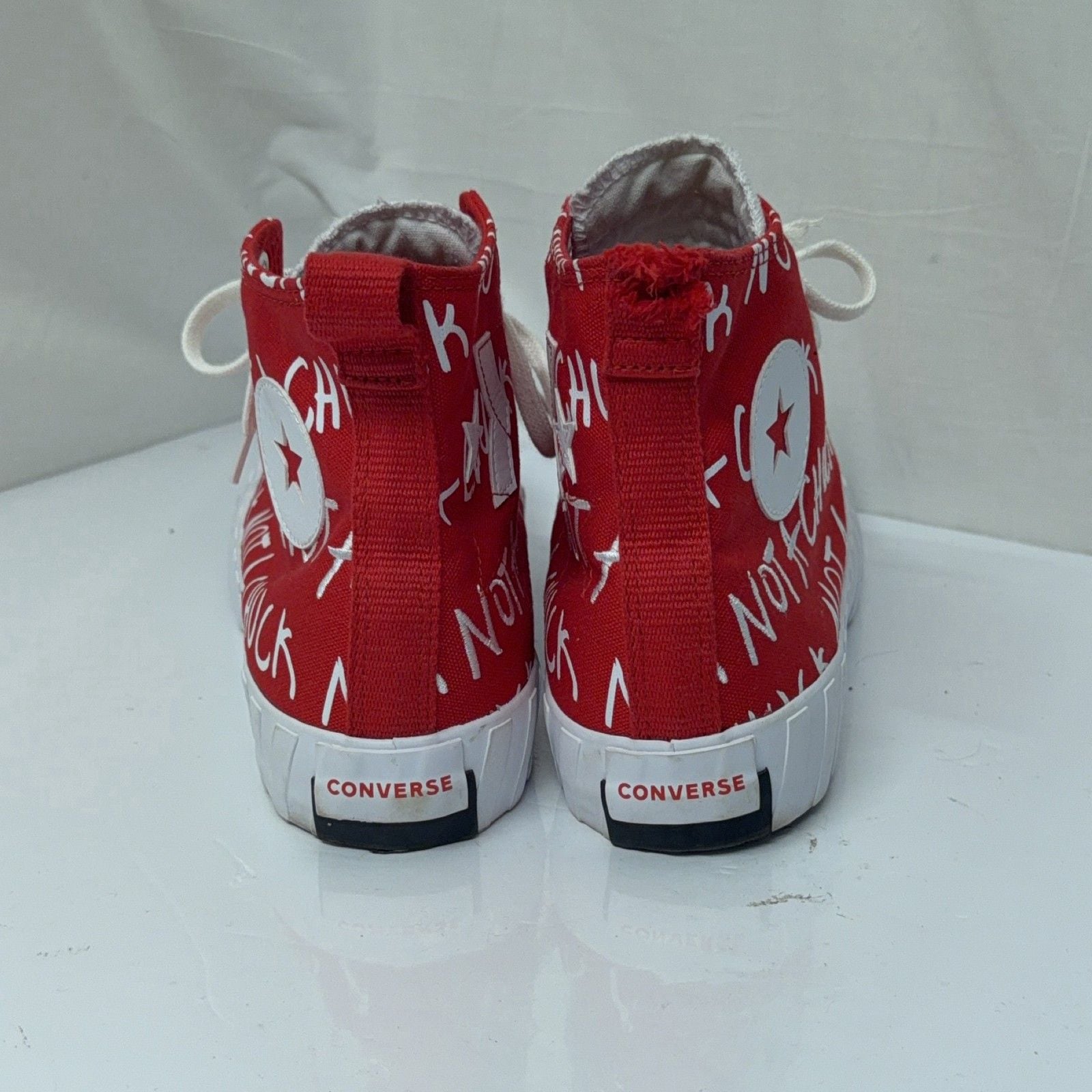 Converse Chuck Taylor All Star High Top Sneakers Red Unisex Size 10 171962C 5