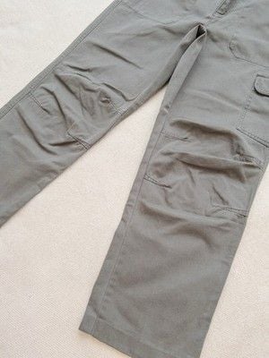 Bass Heritage Collection Women's Cargo Pants Size 6 Gray-Green Cotton Utility 9