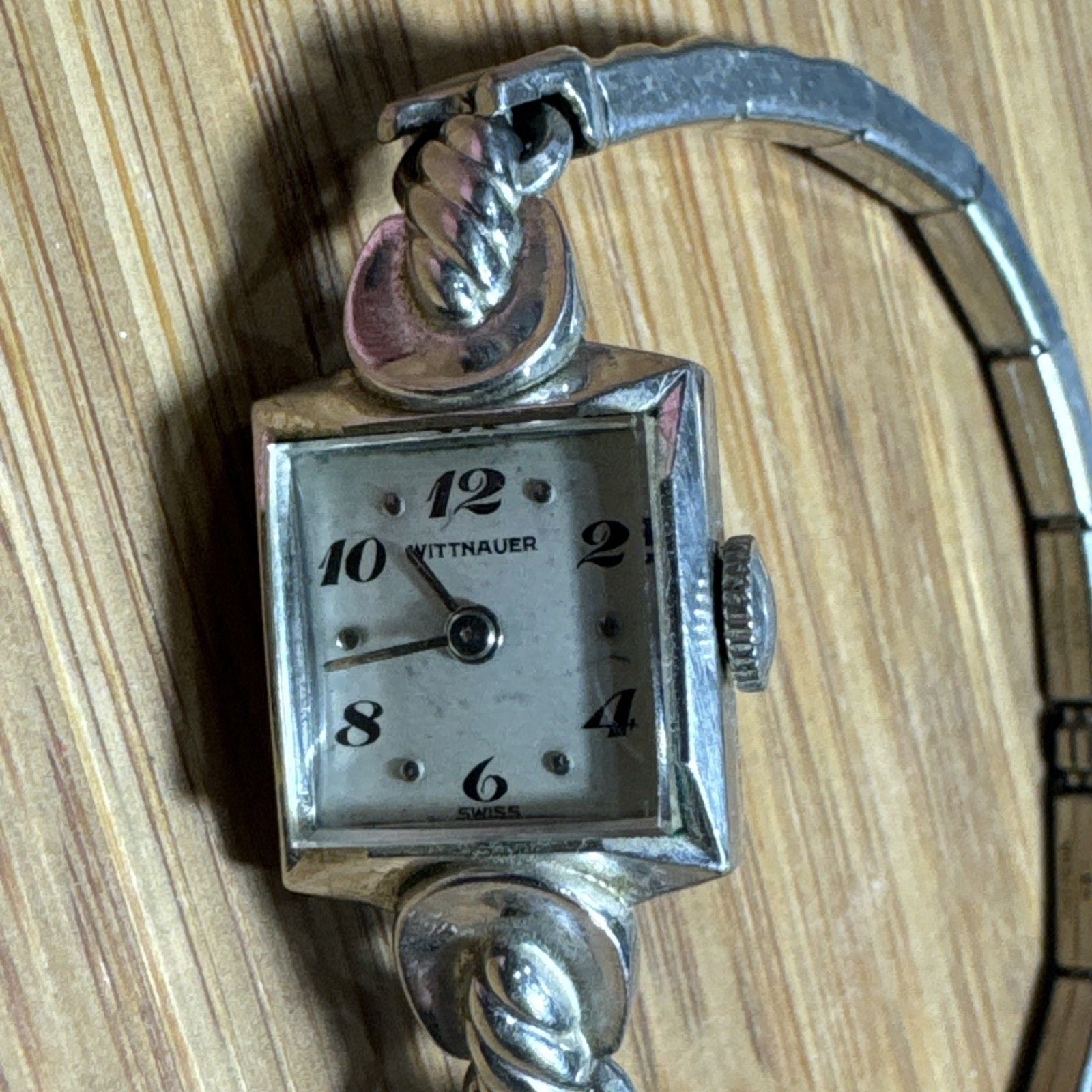 Vintage Wittnauer Swiss 10K Gold Filled Ladies Watch GEMEX USA Band Non Running 4