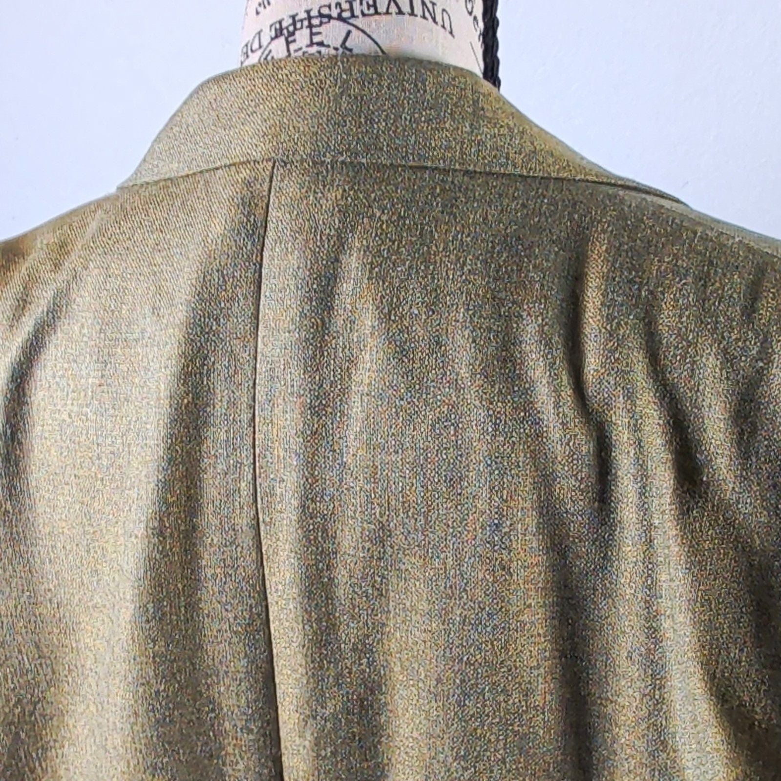 Vintage Hilton 1893 44 Long Sport Coat 100% Silk Blazer Made in USA Patch Pocket 9