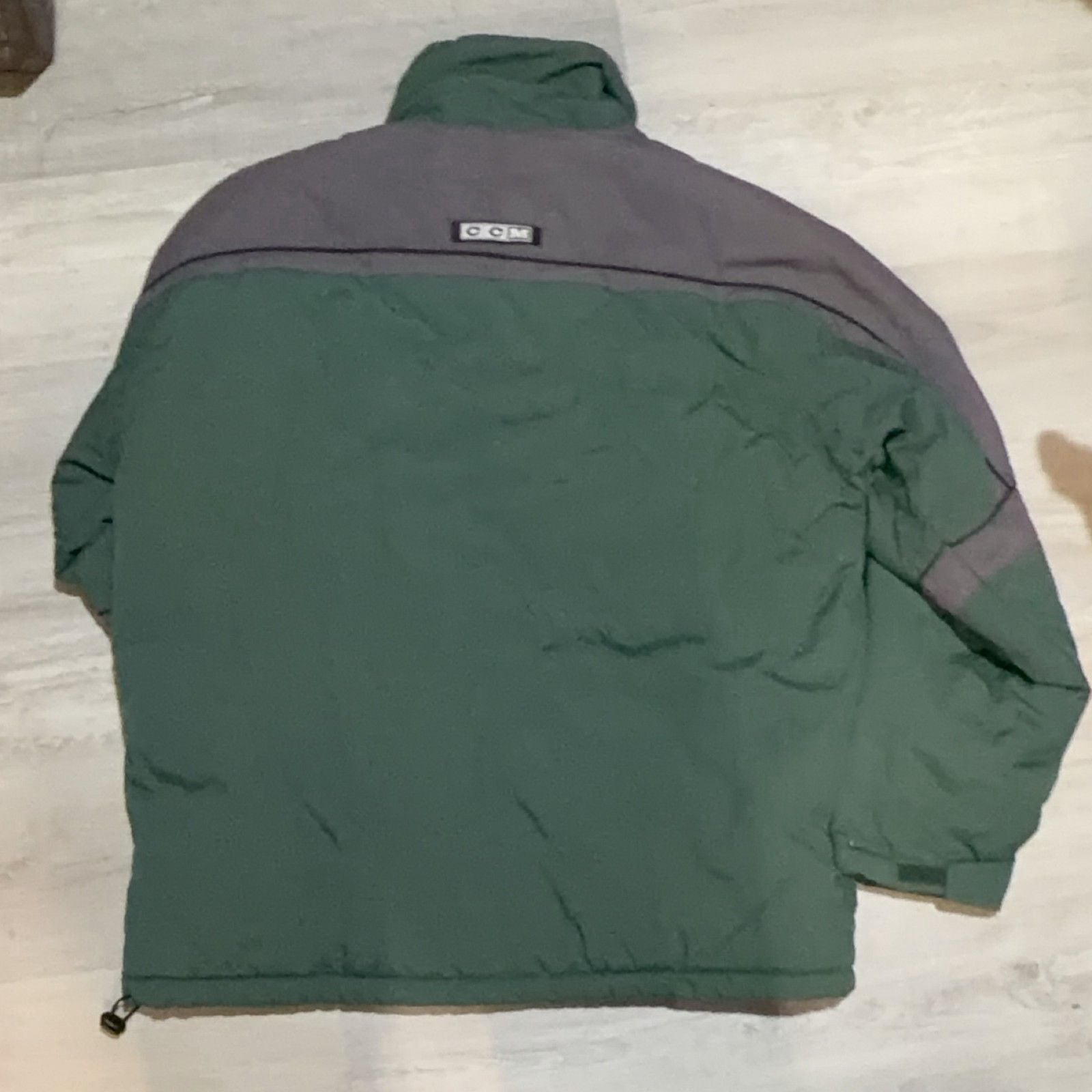 CCM Dallas Stars Jacket Men Size L NHL Hockey Full Zip Coat Green Black Official 5