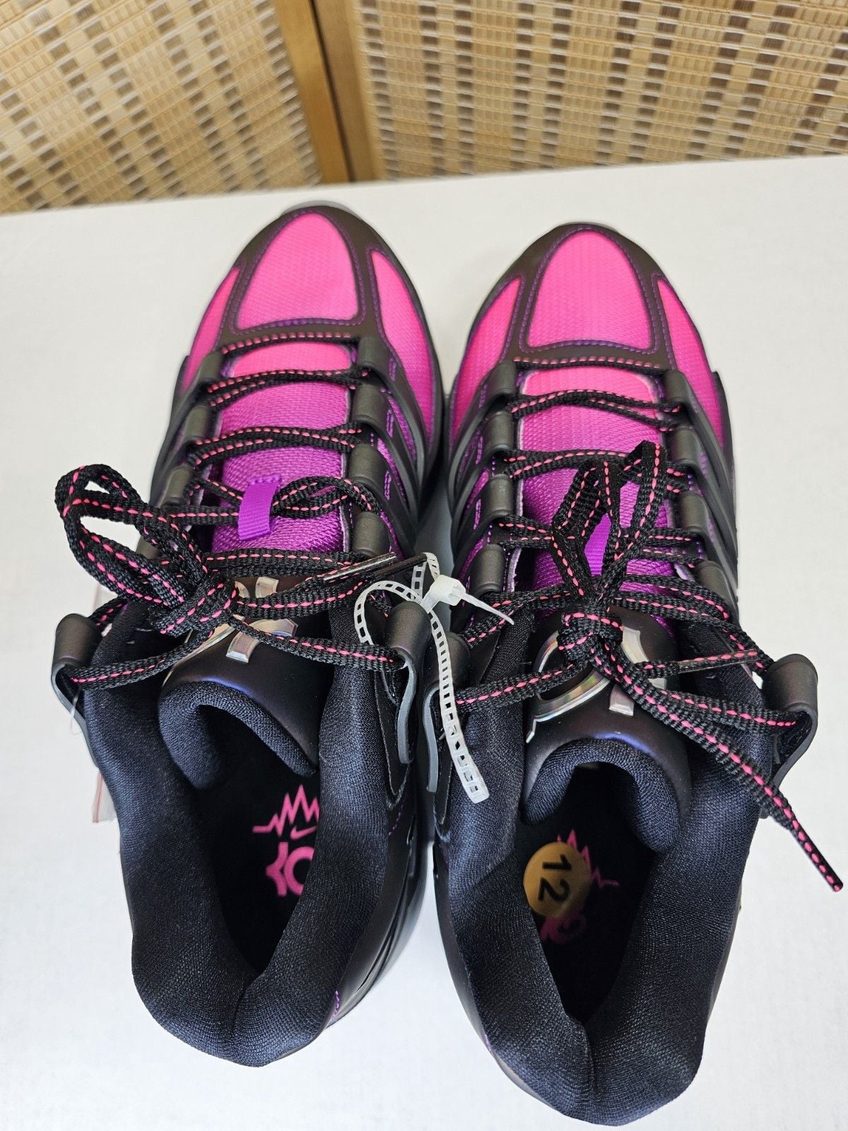 Nike KD 18 Eggplant Vivid Purple Basketball Shoes IM5843-500 Men's 12 NEW 6