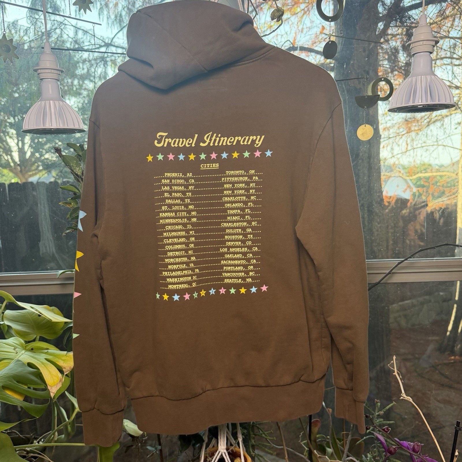 Golf Wang Tyler The Creator Call Me If You Get Lost Tour Hoodie Brown Mens M 8