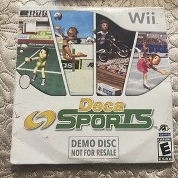 Nintendo Wii Deca Sports Demo Disk Addition 2007