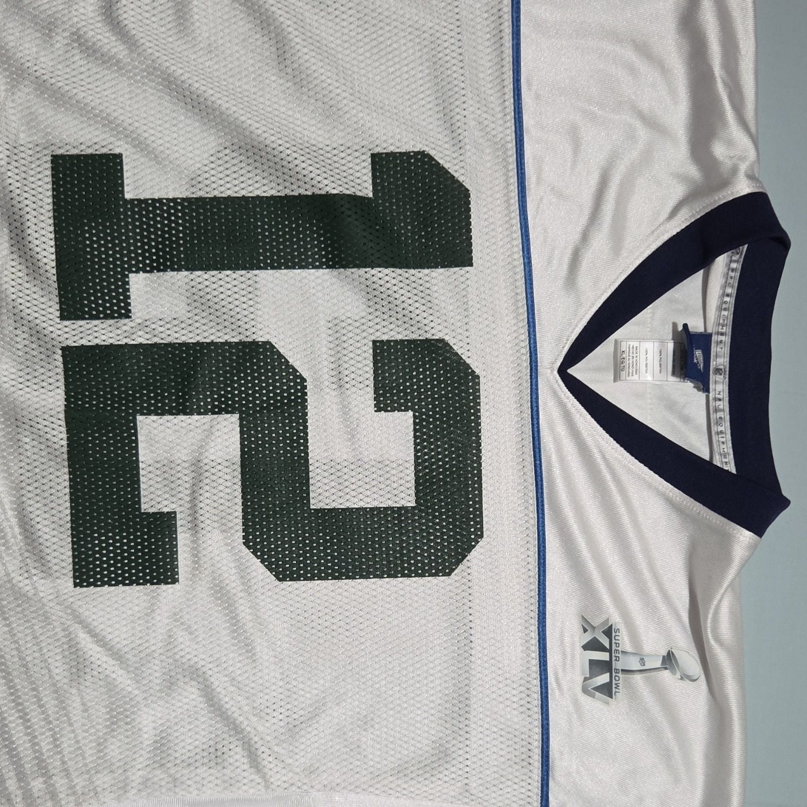 Reebok NFL Packers Aaron Rodgers #12 Men’s XL White Super Bowl XLV 3