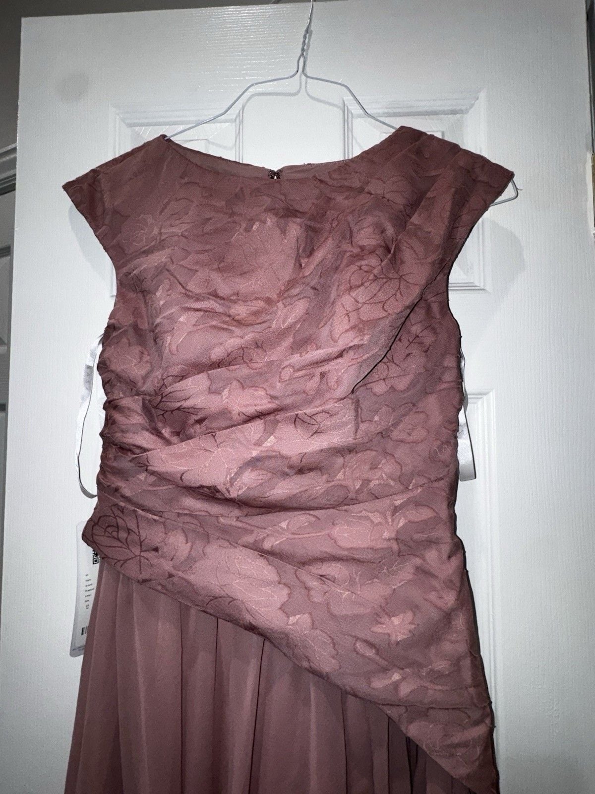 Azazie KalleenDusty Rose A-Line Pleated Chiffon Dress 6