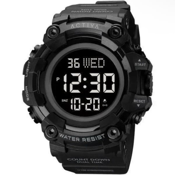 Activa Hexstrike X Invicta ACW1968-002 56mm Black Green Digital Watch New In Box
