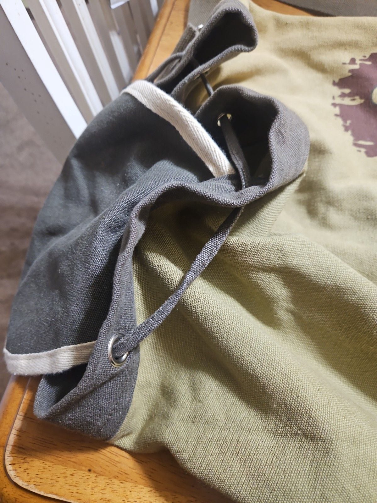 Vintage Joe Camel Canvas Duffel/drawstring Bag 3