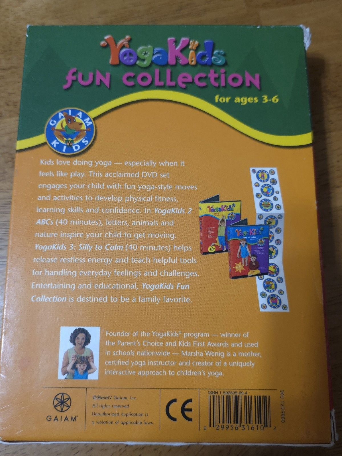 Gaiam Kids: Yogakids Fun Collection (DVD, 2005) 3