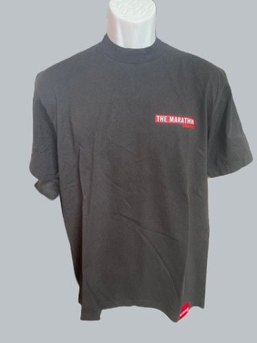 The Marathon Clothing Men's T-Shirt Small Black Logo Spellout Short Sleeve Tee 4