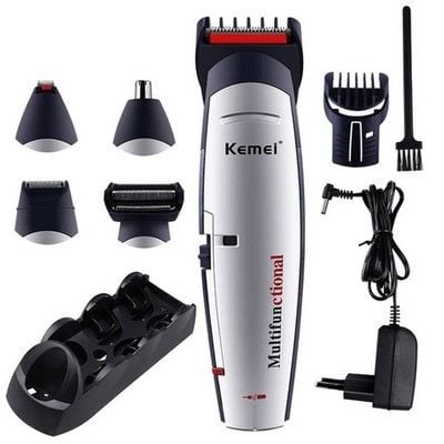 Kemei KM-560 5 in 1 Portable Electric Hair Clipper Professional Nose Body Hair 4