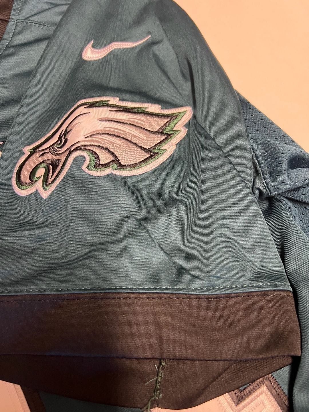 Nike Philadelphia Eagles Carson Wentz #11 NFL Jersey Midnight Green Size 52 7
