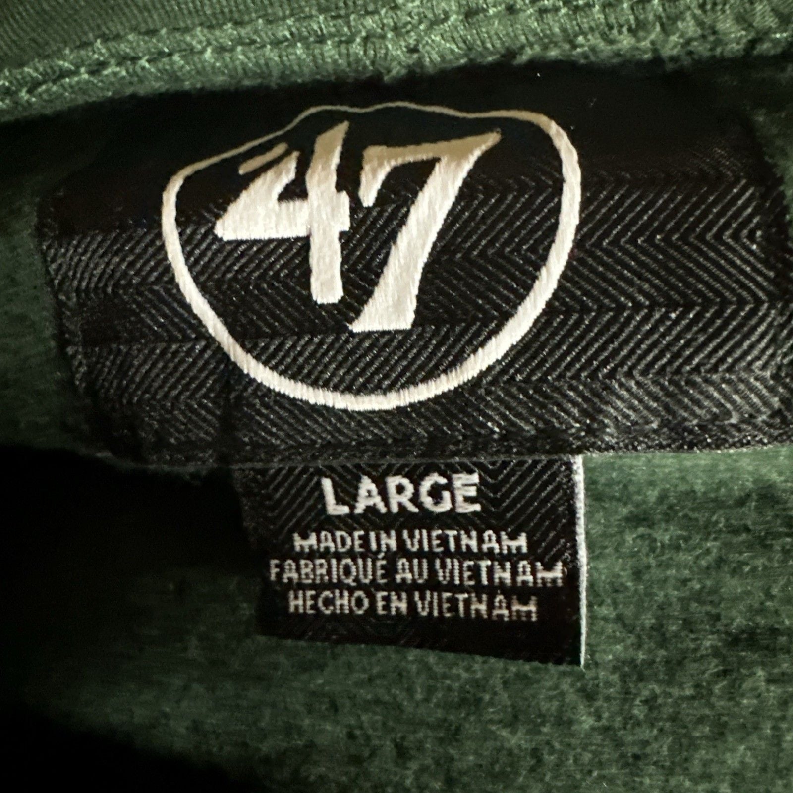 New With Tags Green Bay Packers Football NFL '47 Brand Pullover Men's Hoodie L 5