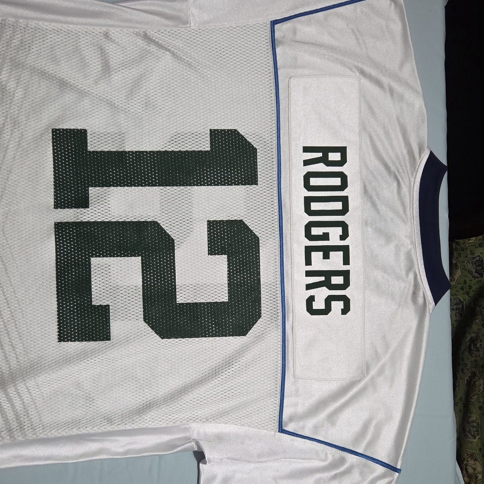 Reebok NFL Packers Aaron Rodgers #12 Men’s XL White Super Bowl XLV 7