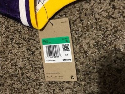 Nike Select Series LeBron James 23 Lakers Jersey Size 52 Purple NWT 5