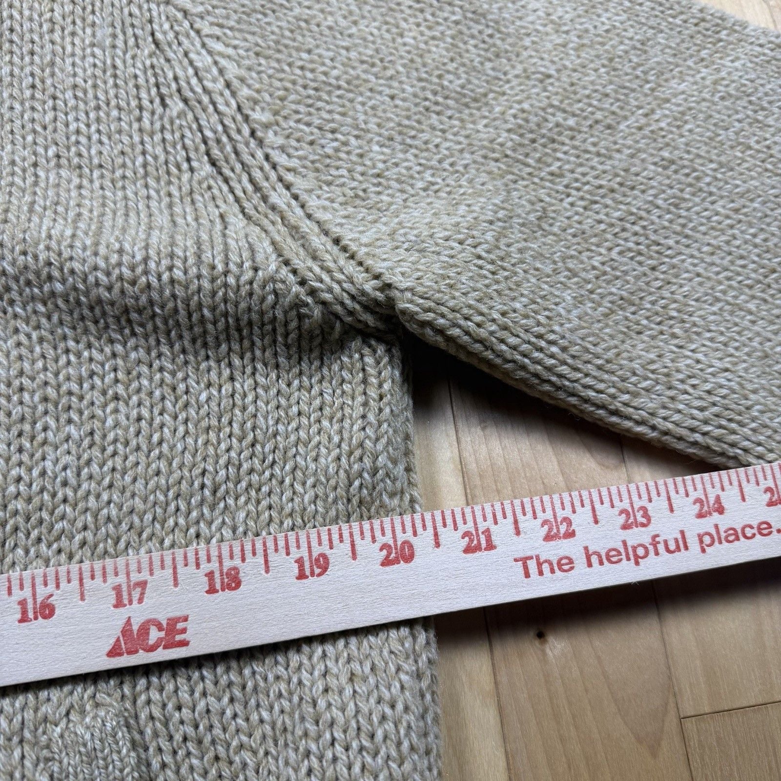 Vintage Alan Paine Shetland Wool Cardigan Mens 42 England Shawl Collar 60s 70s 9