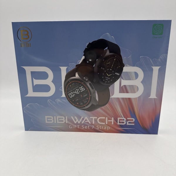 BIBI B2 Smart Watch Gift Set 7 Straps Bluetooth NFC Heart Rate NEW IN BOX
