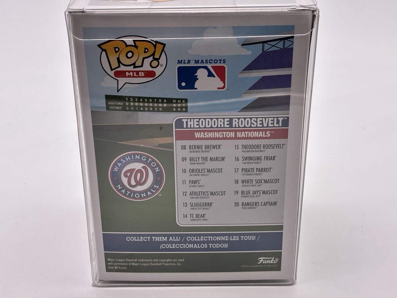 Theodore Roosevelt Washington Nationals MLB Mascot FUNKO POP Vinyl #15 Baseball 3