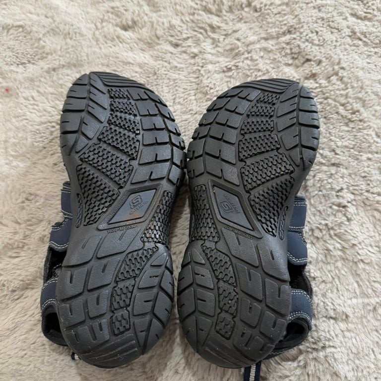 Skechers Bon Voyage 22051 Navy Sport Sandals Men Size 8 Outdoor 4