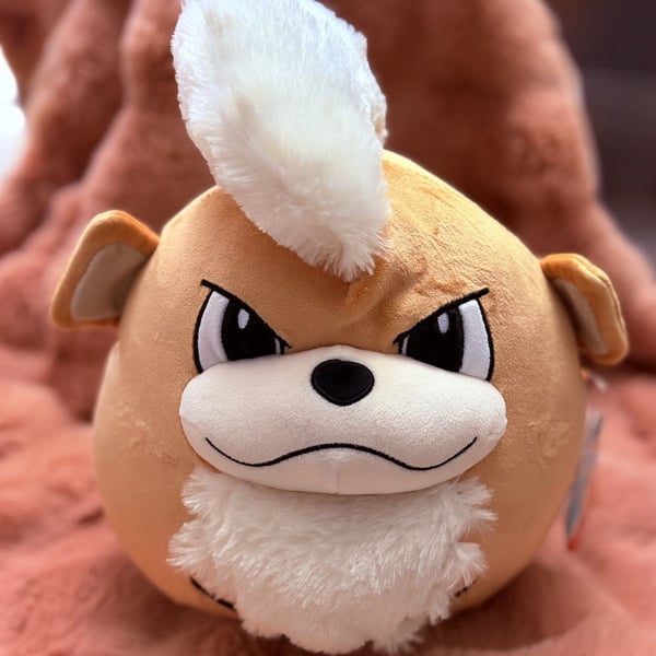 Jazwares Squishmallows Pokemon Growlithe Plush Toy 10 Inch Orange Soft Plush