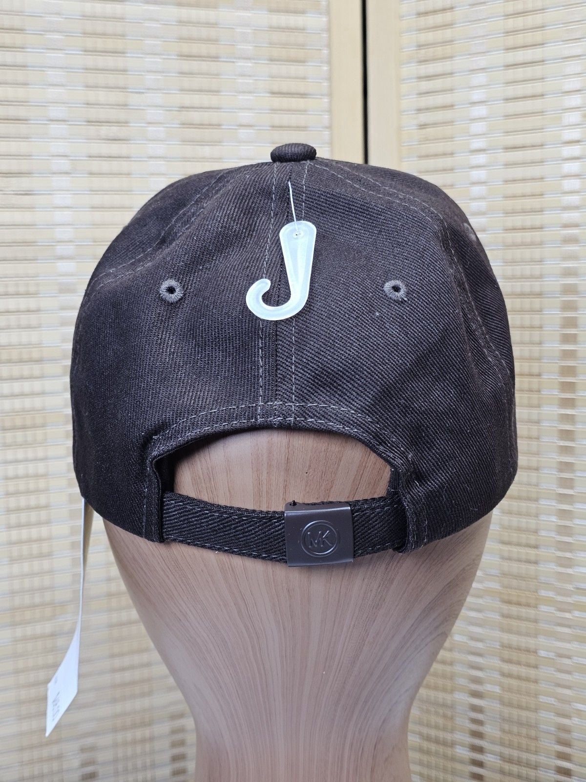 Michael Kors Chocolate MK Monogram Brim Baseball Cap One Size NWT 5