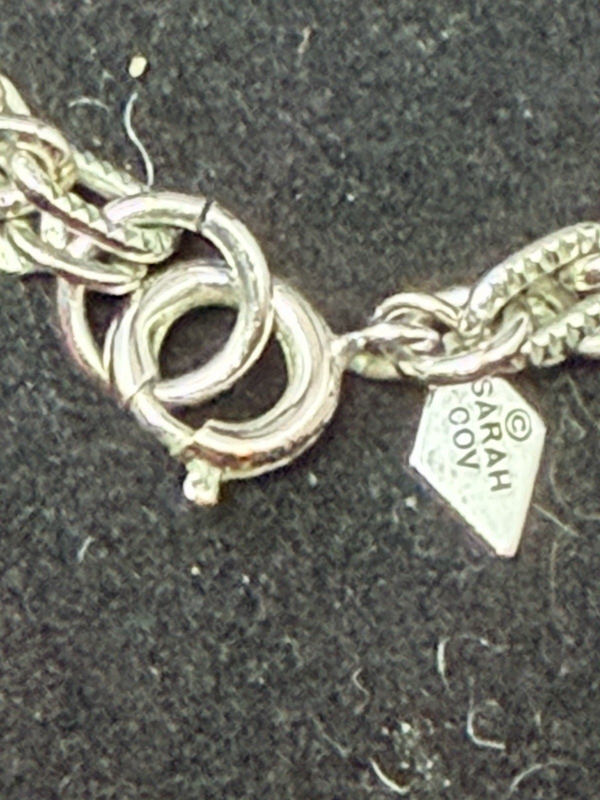 Sarah Coventry 34" Layered Chain Necklace Silver Tone Classic Simple Cable 10