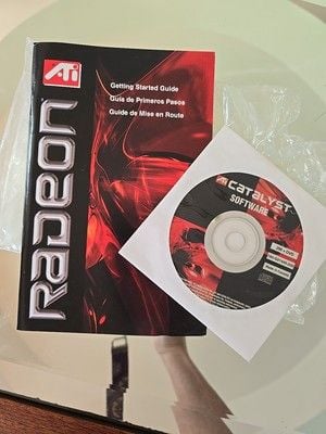 Radeon ATI Catalyst Software PC CD 200+ Dvd with Guide Manual 180-G01445 200 1