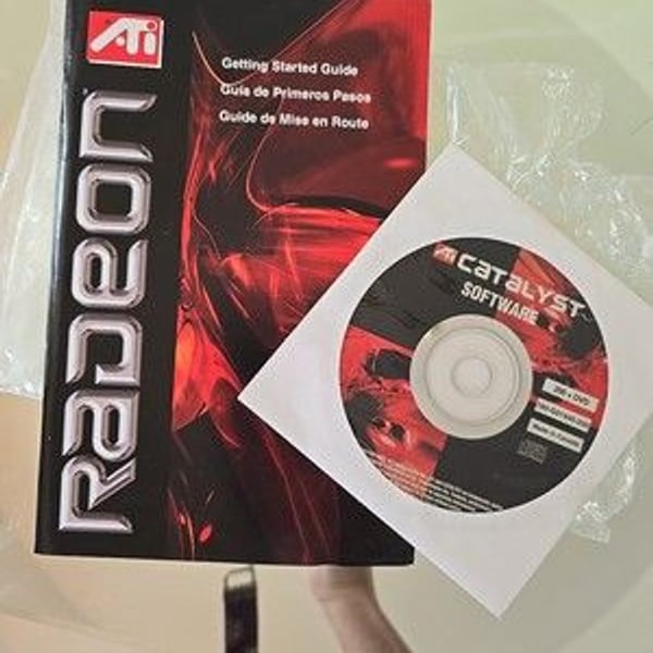Radeon ATI Catalyst Software PC CD 200+ Dvd with Guide Manual 180-G01445 200 