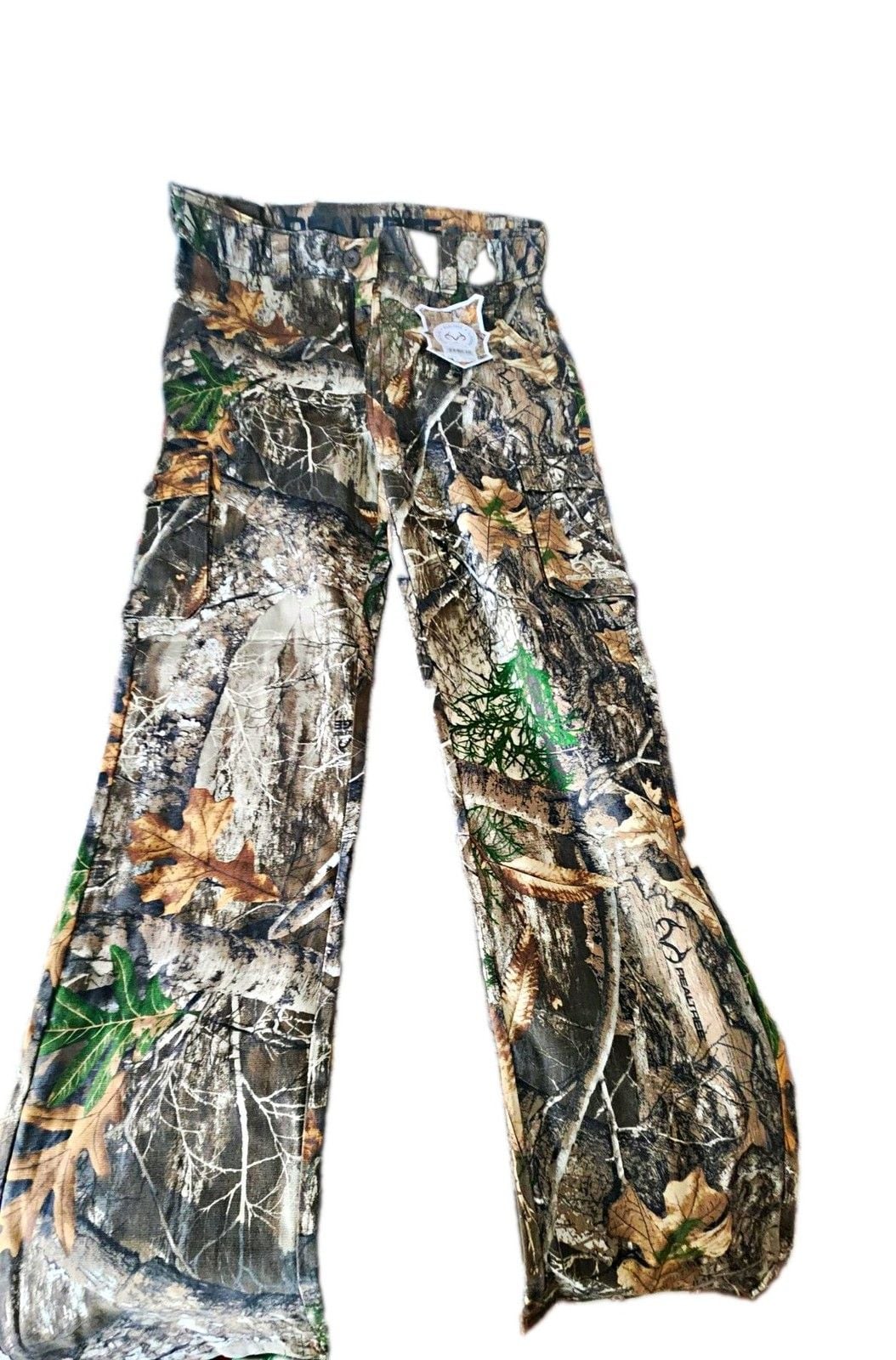 Realtree Edge Camo Hunting Pants Cargo Pockets Polyester Unisex Adult M 2