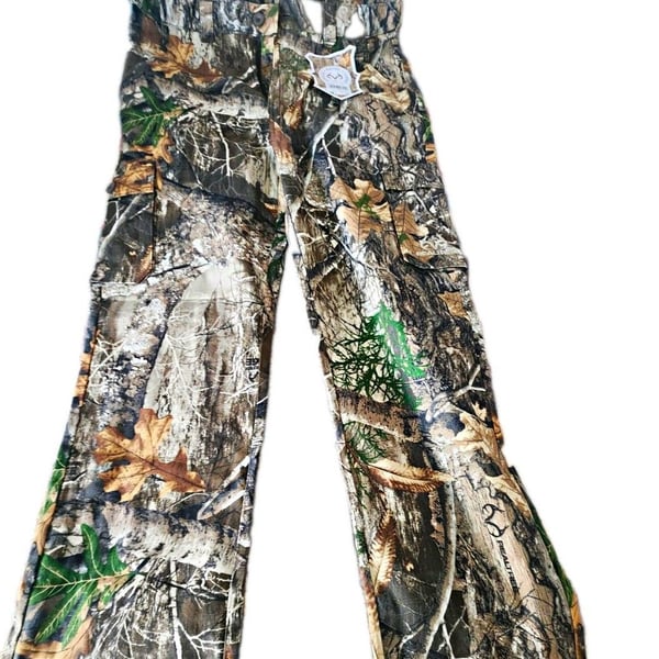 Realtree Edge Camo Hunting Pants Cargo Pockets Polyester Unisex Adult M