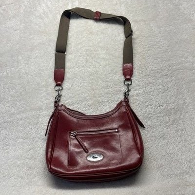 Dooney & Bourke Bordeaux Florentine Toscana Large Crossbody Hobo 15