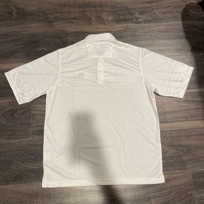 Antigua Hawaii Rainbow Warriors Polo Shirt Mens Medium M White Golf Performance 6