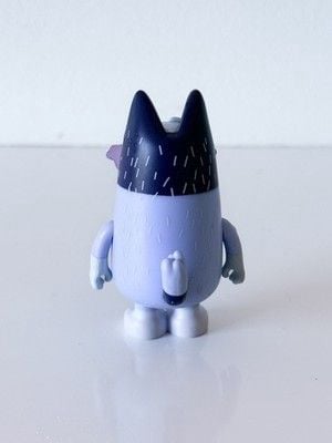 Bluey Nana Figure Grandma Chris Glasses Blue Nana Extended Family Heeler 3” 2
