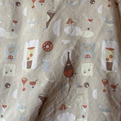 Tori Richard Button Down Shirt Mens Lg Silk Cocktail Print Hawaiian ResortWear 7
