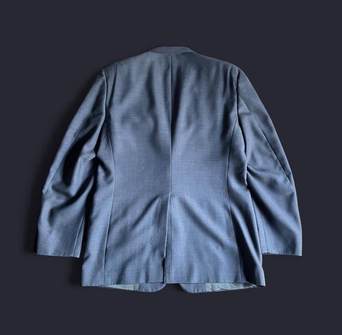 Vintage Christian Dior Monsieur Blazer Mens 44R Gray 80s 90s Suit Jacket Golden 9
